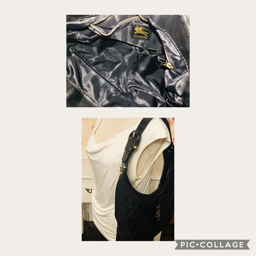 BURBERRY Nova Check Hobo Bag |Quilted Nylon|Authentic|Very Good Condition‎